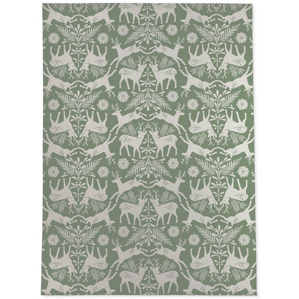 Kavka DEER ME SAGE Kitchen Mat Wayfair